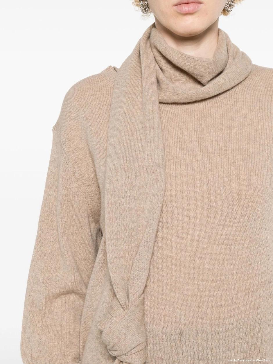 Affordable sash-detail Women McCartney cashmere-blend jumper Stella 0720